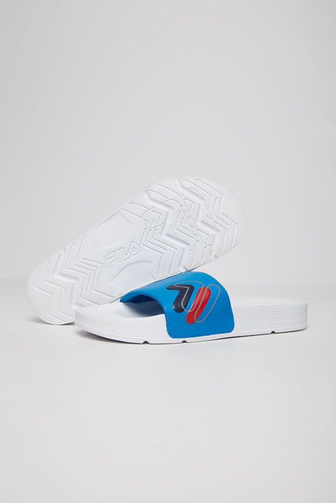 Fila Sandaler Herre Hvide/Blå Drifter Double F WLZ-357241